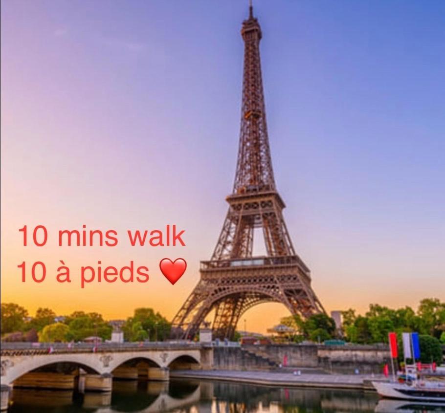 Studio 10 Mins Walk Eiffel Tower, Paris 16 Ngoại thất bức ảnh